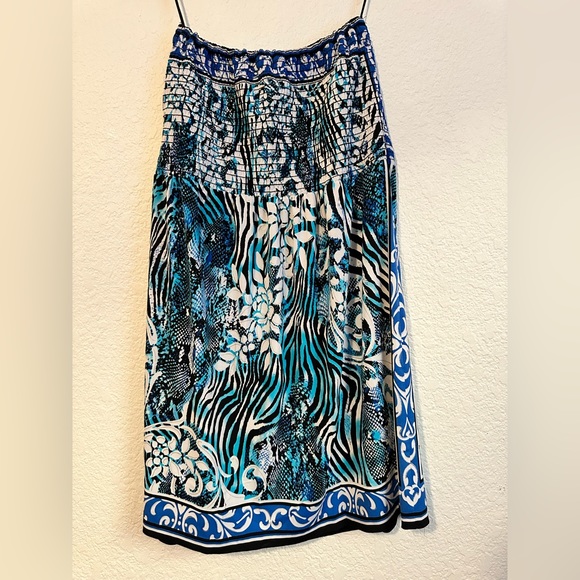 🌟Caché Blue and Black Dress 🌟 - Picture 2 of 3